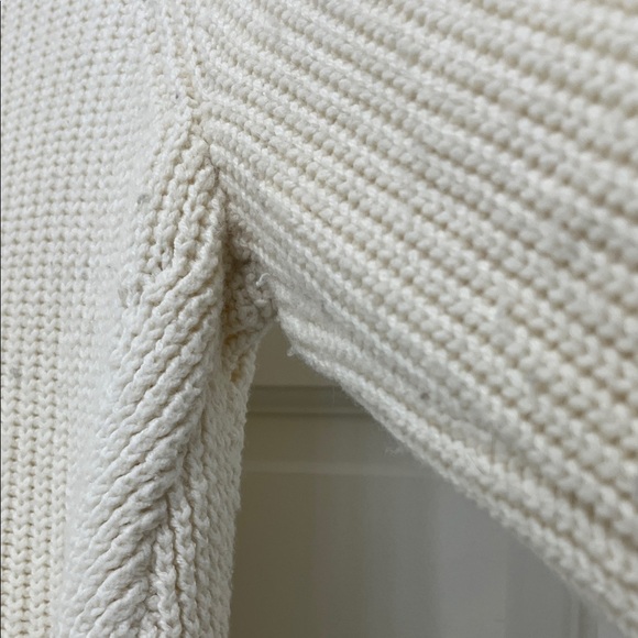 Anthropologie moth Knit Turtleneck Sweater w/ Dramatic Hight Low Hem - Size XSP - Picture 9 of 16